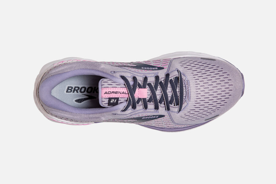 Brooks Adrenaline GTS 21 Road Running Shoes Womens Pink 186403-RNG
